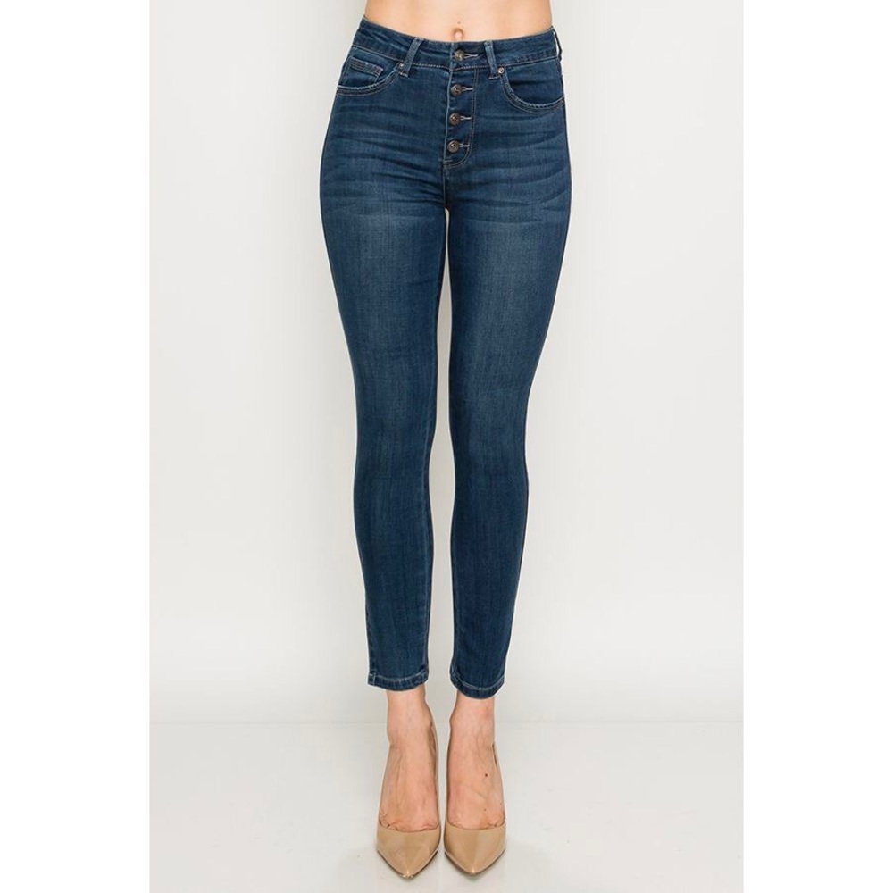 SLIT ANKLE SKINNY JEAN - Picture 2 of 4
